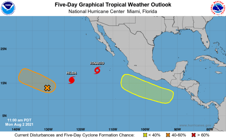 Hurricane Center Eyeing Disturbance In Atlantic, Many In The Pacific