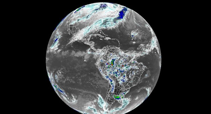 View of Earth from the GOES-East weather satellite on January 21, 2022. Image: NOAA