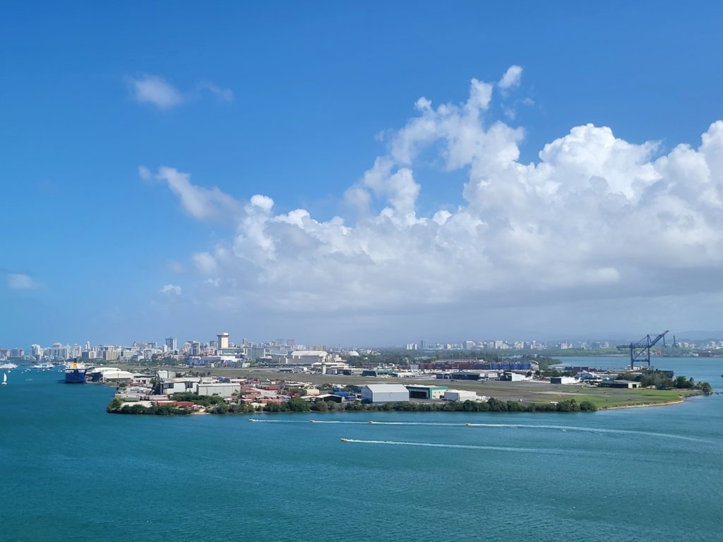 View of San Juan, Puerto Rico on March 8, 2022; the region is experiencing an ongoing swarm of earthquakes. Fortunately, there are no damage reports from today's earthquakes.  Image: Weatherboy