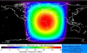 Solar blast: today's solar flare has created a Radiation Storm on Earth and a Moderate Geomagnetic Storm is expected in the coming days. Image: NOAA SWPC