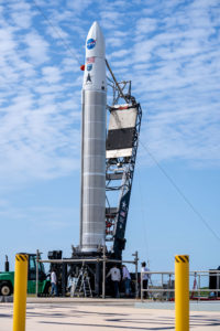 View of Rocket 3.3 in Florida ahead of it's ill-fated mission to space carrying the TROPICS weather satellites into orbit. Image: Astra