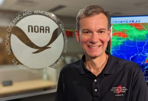 Jamie Rhome, former Deputy Director of the National Hurricane Center, will become Acting Director of the National Hurricane Center as a result of Graham's move. Image: NHC