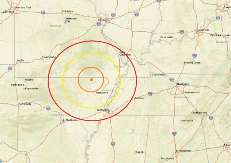 Shaking Felt After Earthquake Hits Northeast Arkansas