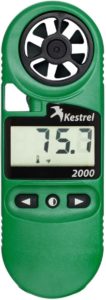 The Kestrel pocket anemometer makes measuring wind a breeze! Image: Amazon.com