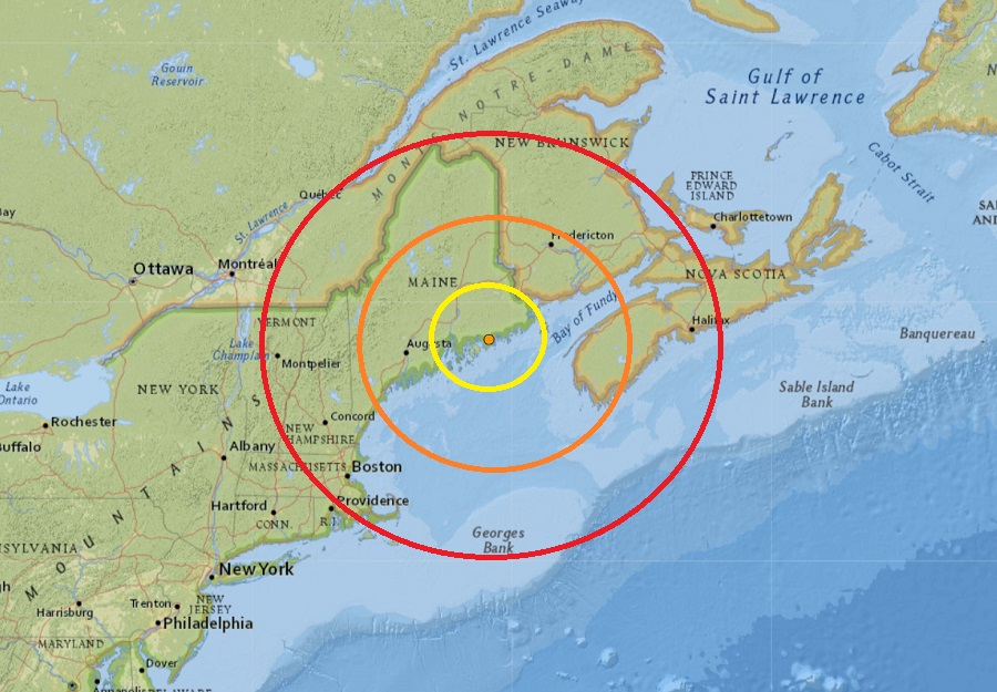 Sunday Earthquake Rattles Maine