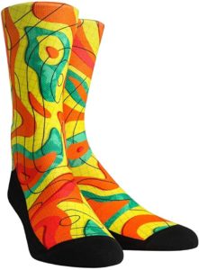 What weather fan wouldn't want these flashy RADAR inspired socks? Image: Amazon.com