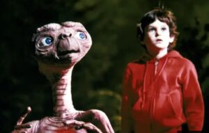 E.T. became the topic of today's White House press briefing after the United States shot down 3 UFO's since Friday. Image: Universal Studios