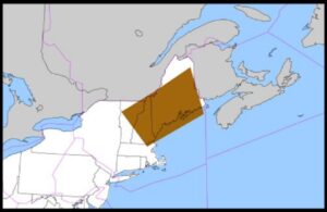The area covered in brown is under a Severe Turbulence alert now. Image: NWS AWC