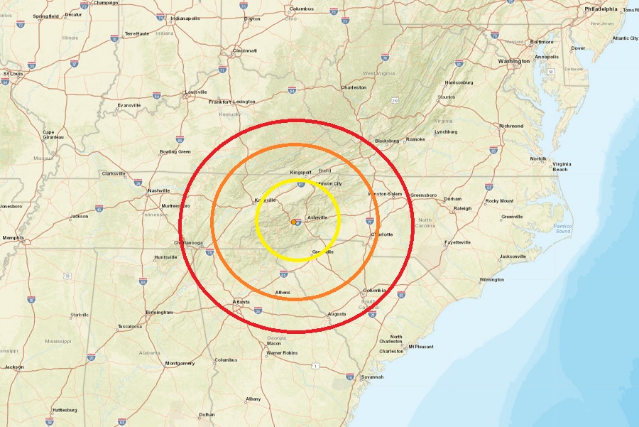 Dozens Report Shaking in North Carolina; USGS Confirms Earthquake