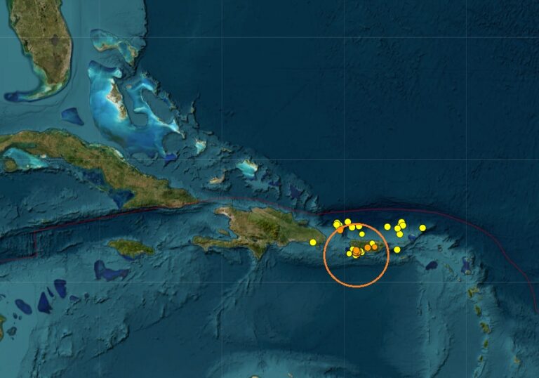 Earthquake Risk Puerto Rico Multiple Earthquakes Rock Puerto Rico; No Tsunami Threat at This Time