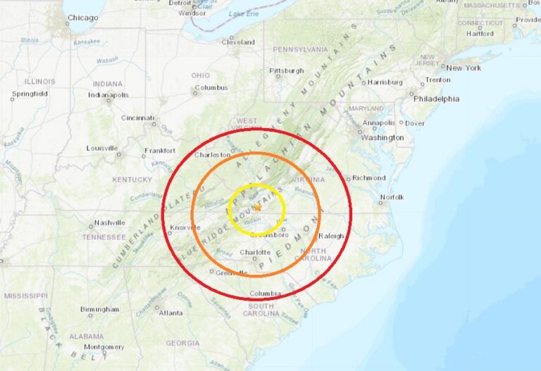 New Earthquake Rocks Virginia; Second Earthquake this Week