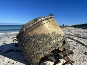 People in Australia and beyond are trying to determine what this mystery spacecraft debris is in Australia. Image: Australia Space Agency