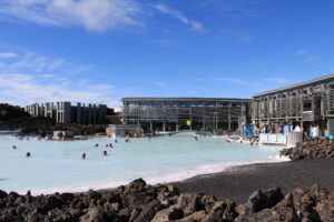  The Blue Lagoon thermal pond complex in Iceland is also in harm's way. It too was closed and evacuated. A volcanic eruption could destroy it. Image: Ivan Sabljak 