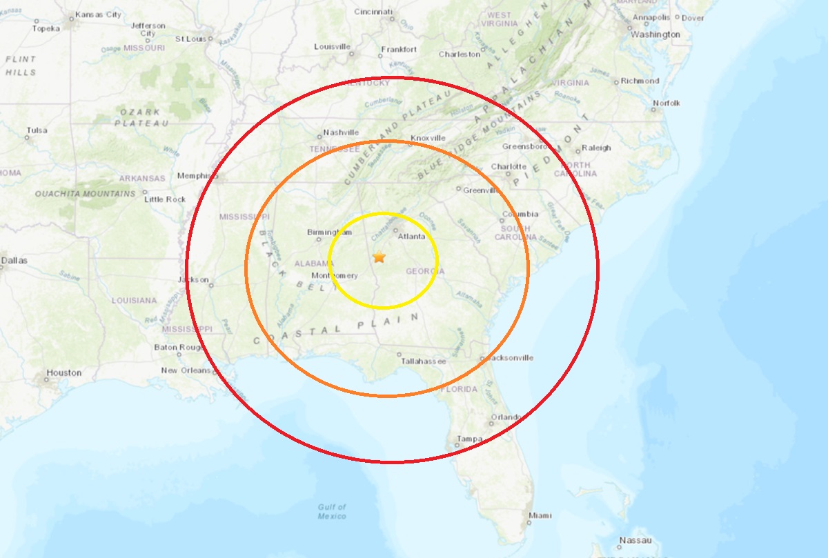 Morning earthquake shakes Georgia