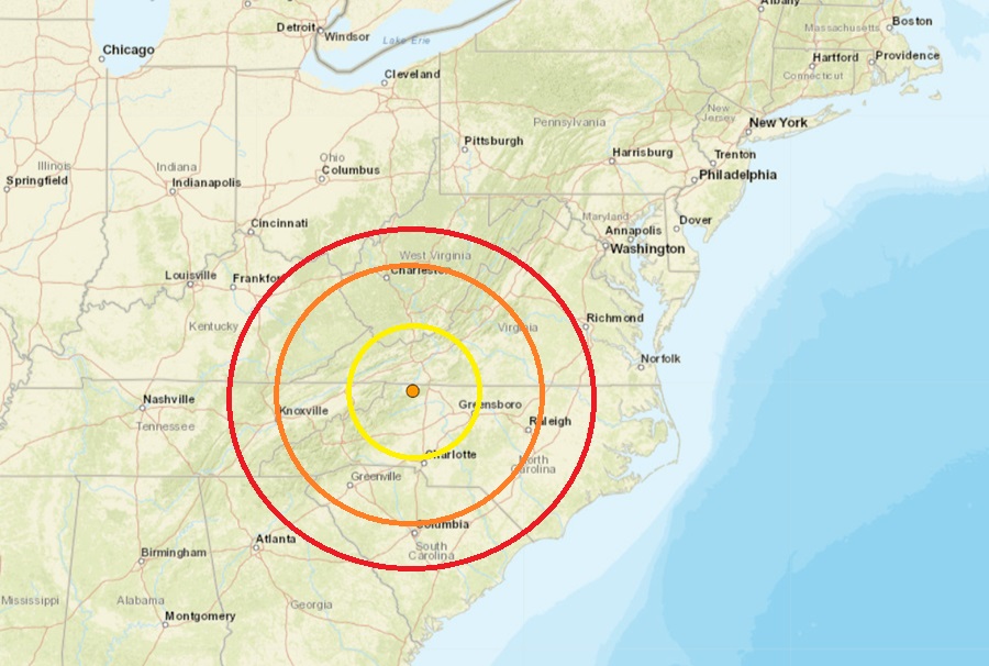 Weekend kicks off with earthquake near North Carolina-Virginia border