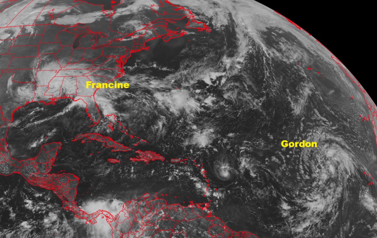 After Francine will come Gordon, the next named system of the 2024 Atlantic Hurricane Season. Image: NOAA