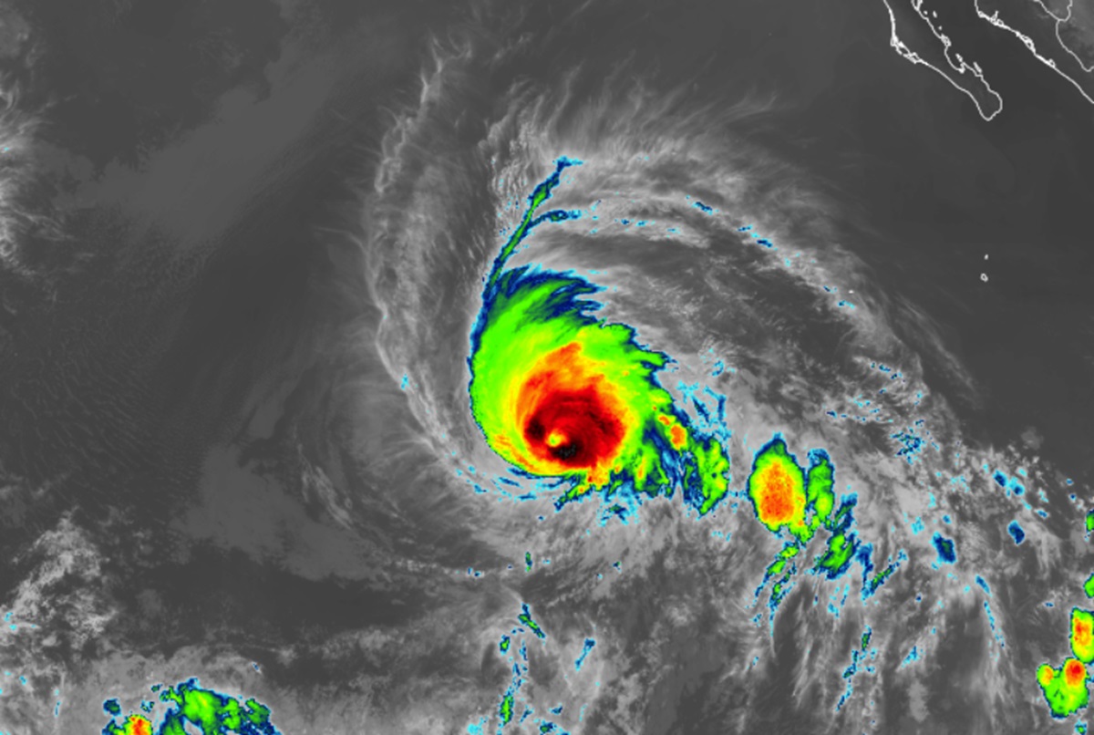 Latest satellite view of Hurricane Kristy. Image: NOAA