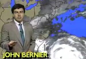 John Bernier has covered many east coast hurricanes over his tenure as a broadcast meteorologist. Image: WRIC-TV