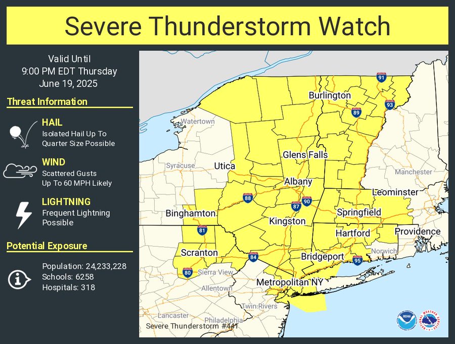 Destructive Wind and Tornado Threat Today in New Jersey, Pennsylvania ...