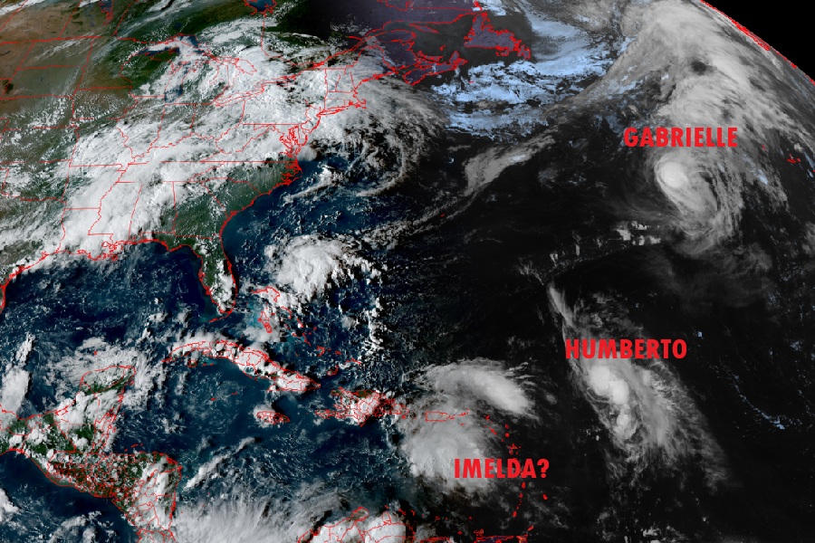 East Coast on Alert as Humberto Forms; Second Tropical Cyclone Likely
