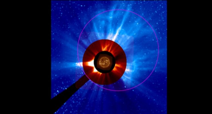 A serious of extremely strong explosions from the Sun have blasted a tremendous amount of energy towards Earth, triggering a G4 SEVERE Geomagnetic Storm Watch for Earth. Image: SWPC