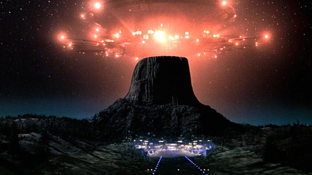 Photograph used in the 1977 science-fiction movie, "Close Encounters of the Third Kind." Image: Columbia Pictures and EMI Films