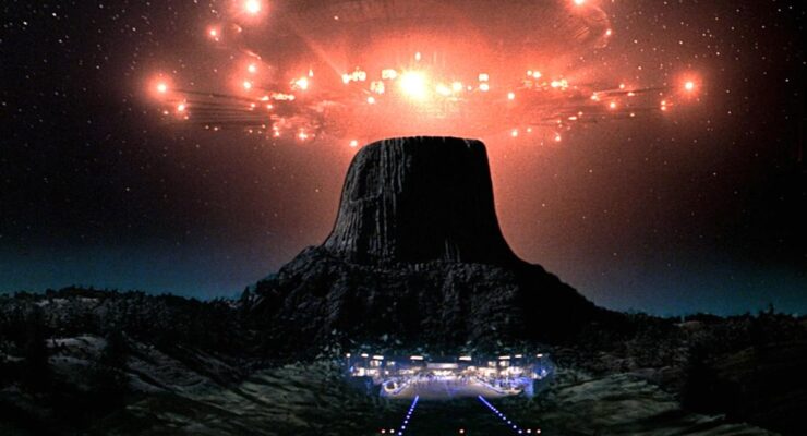 Photograph used in the 1977 science-fiction movie, "Close Encounters of the Third Kind." Image: Columbia Pictures and EMI Films