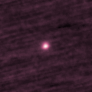 This image released today shows the 3I/ATLAS interstellar object as a bright, fuzzy orb in the center. Traveling through our solar system at a staggering 130,000 miles per hour, 3I/ATLAS was made visible by using a series of colorized stacked images from Sept. 11-25, using the Heliocentric Imager-1 instrument, a visible-light imager on the STEREO-A (Solar Terrestrial Relations Observatory) spacecraft. The colorization was applied to differentiate the image from other observing spacecraft images. Image: NASA/Lowell Observatory/Qicheng Zhang
