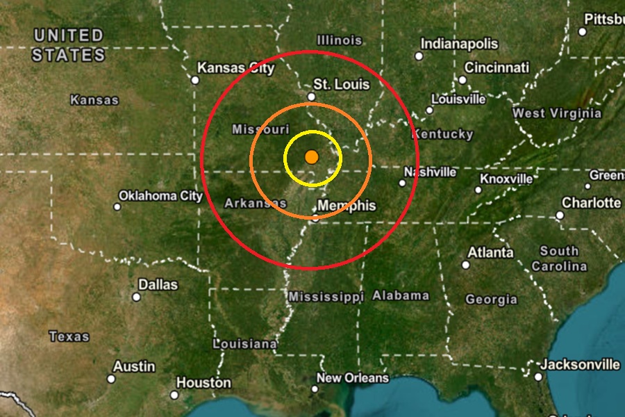Quake Rattles Heart of New Madrid Seismic Zone in Missouri