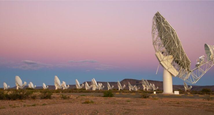 A radio telescope observatory in South Africa has started to receive radio signals from the 3I/Atlas interstellar object. Image: SKA Observatory