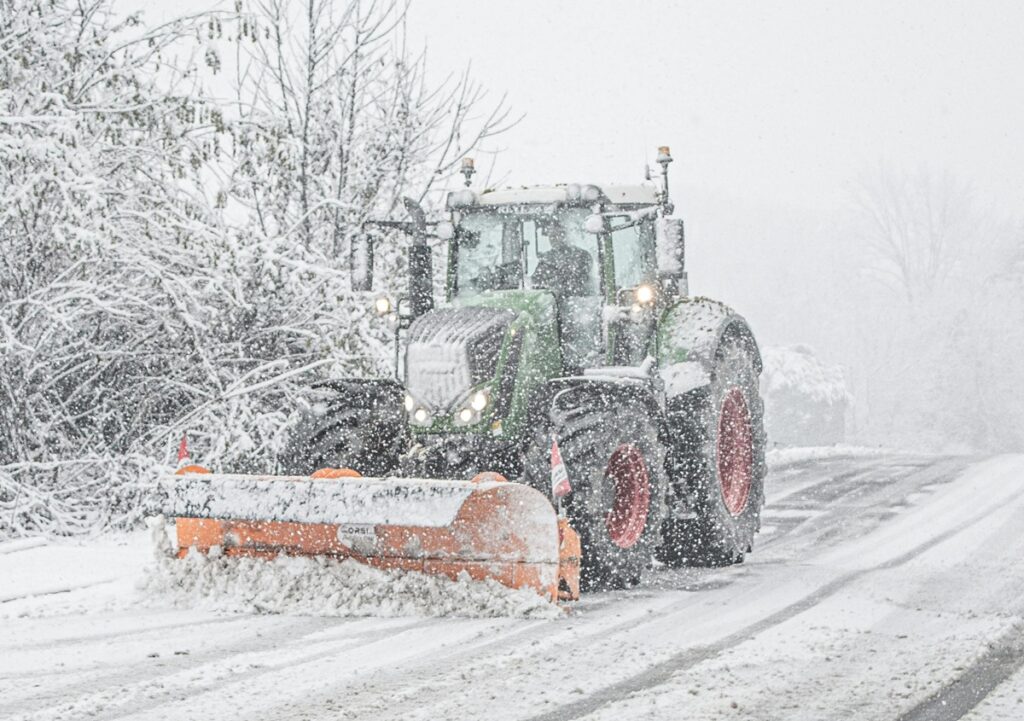 A man was fatally struck by a snow plow at MSP airport. This is a file photograph of a snow plow and not the one involved in last night's accident.