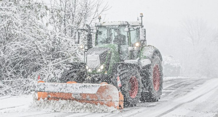 A man was fatally struck by a snow plow at MSP airport. This is a file photograph of a snow plow and not the one involved in last night's accident.