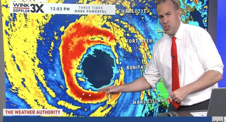 Meteorologist Matt Devitt was fired from WINK-TV earlier this month. Image: WINK-TV
