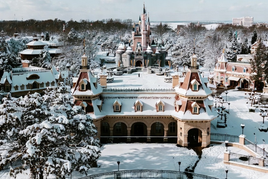 Florida a wintry wonderland? Well not quite: while this AI illustration of Disney World is clearly an exaggeration of this weekend's cold snap, it will be extremely cold for much of Florida with temperatures cold enough to damage or kill sensitive vegetation, harm vulnerable infrastructure, and even hurt people exposed to the elements without proper clothing. Image: Grok