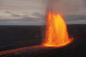 The 45th eruptive event came to life ...and quickly came to an end on the Big Island of Hawaii this week. Image: USGS / M. Patrick