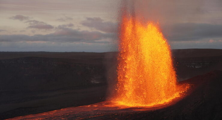 The 45th eruptive event came to life ...and quickly came to an end on the Big Island of Hawaii this week. Image: USGS / M. Patrick