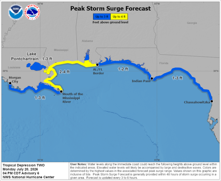 Watches Expand as Tropical Storm Bertha Takes Shape