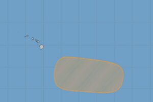 The area in orange is being monitored for potential tropical cyclone development. Image: CPHC / NHC
