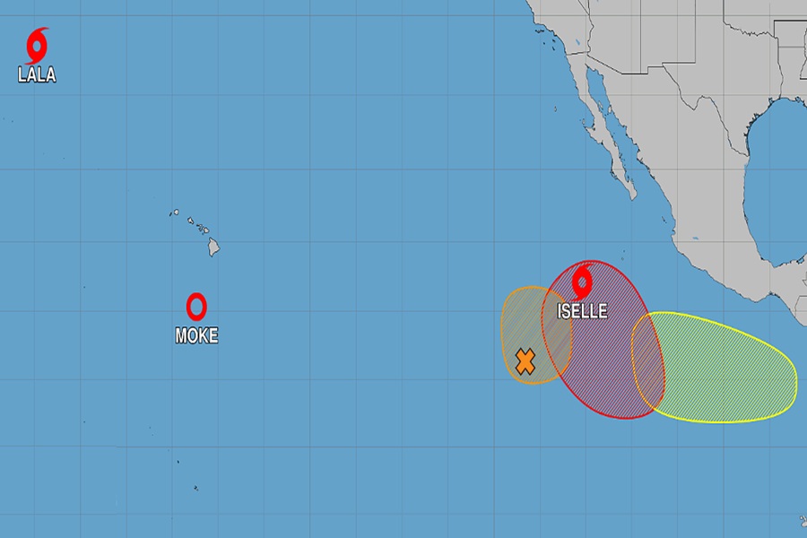 The Pacific remains active with tropical cyclones and tropical cyclone threats. Image: NHC