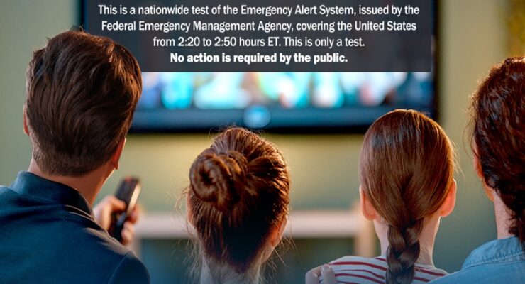 FEMA and FCC will conduct a nationwide test of the Emergency Alert System on November 17, 2026. Image: FEMA